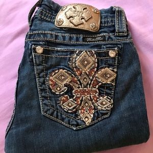 Size 25 & 26 bootcut miss me’s
